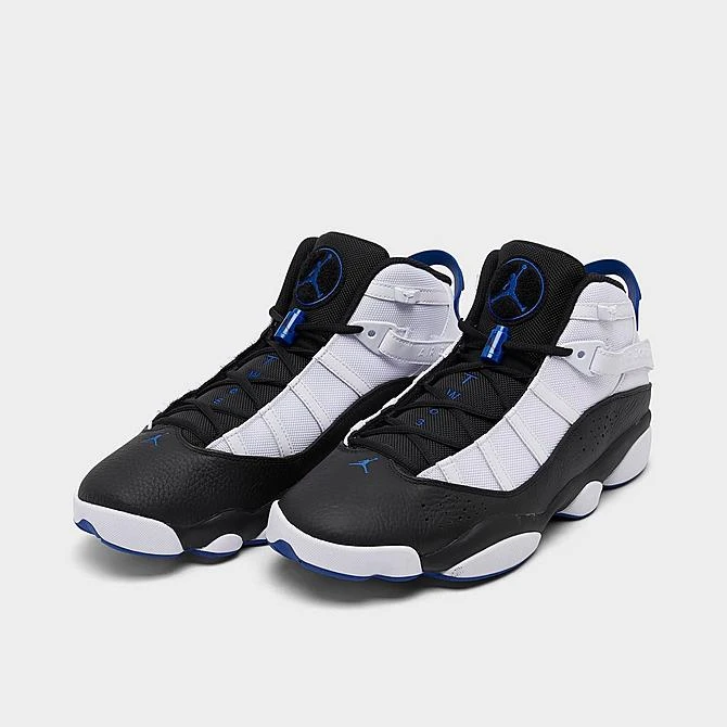 Nike Men's Air Jordan 6 Rings Basketball Shoes White/Black/Game Royal - 322992 142 - Image 2