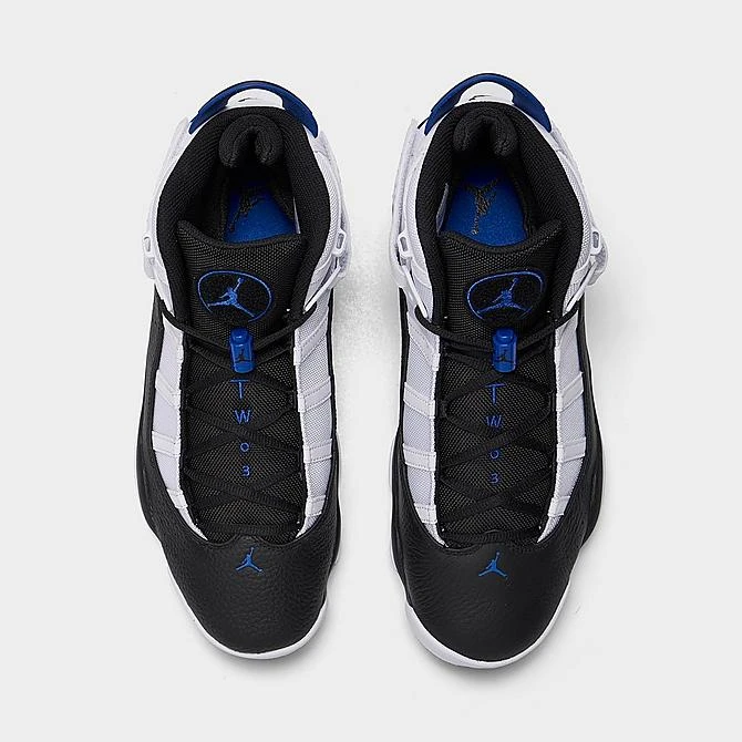 Nike Men's Air Jordan 6 Rings Basketball Shoes White/Black/Game Royal - 322992 142 - Image 5
