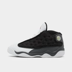 Nike Kids' Toddler Air Jordan Retro 13 Basketball Shoes Black/University Red/Flint Grey/White - 414581 060