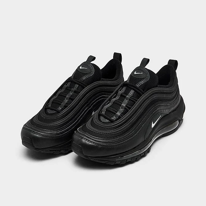 Big Kids' Nike Air Max 97 Casual Shoes Black/White/Anthracite - 921522 011 - Image 2