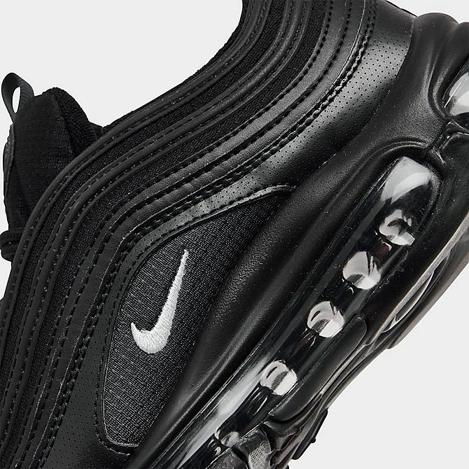 Big Kids' Nike Air Max 97 Casual Shoes Black/White/Anthracite - 921522 011 - Image 3