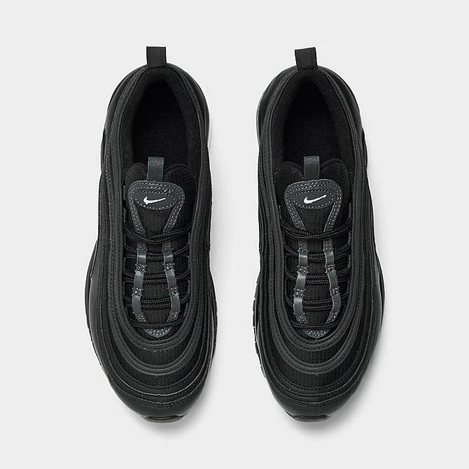Big Kids' Nike Air Max 97 Casual Shoes Black/White/Anthracite - 921522 011 - Image 5