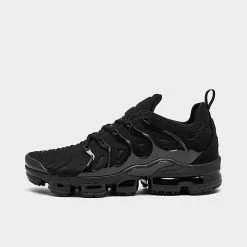 Nike Air VaporMax Plus Running Shoes Black/Black/Dark Grey - 924453 004
