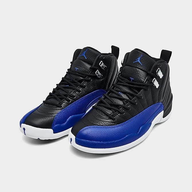 Nike Women's Air Jordan Retro 12 Basketball Shoes Hyper Royal/Black/Metallic Silver/White - AO6068 004 - Image 2