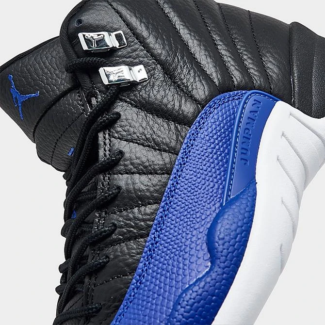 Nike Women's Air Jordan Retro 12 Basketball Shoes Hyper Royal/Black/Metallic Silver/White - AO6068 004 - Image 3