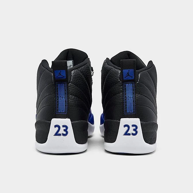 Nike Women's Air Jordan Retro 12 Basketball Shoes Hyper Royal/Black/Metallic Silver/White - AO6068 004 - Image 4