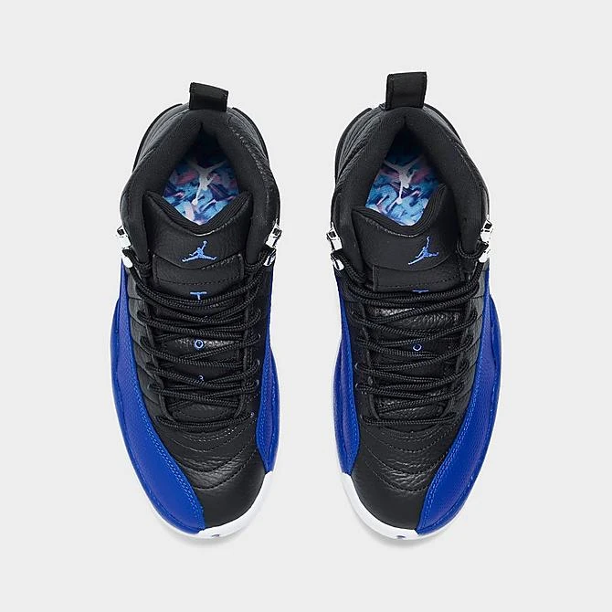 Nike Women's Air Jordan Retro 12 Basketball Shoes Hyper Royal/Black/Metallic Silver/White - AO6068 004 - Image 5