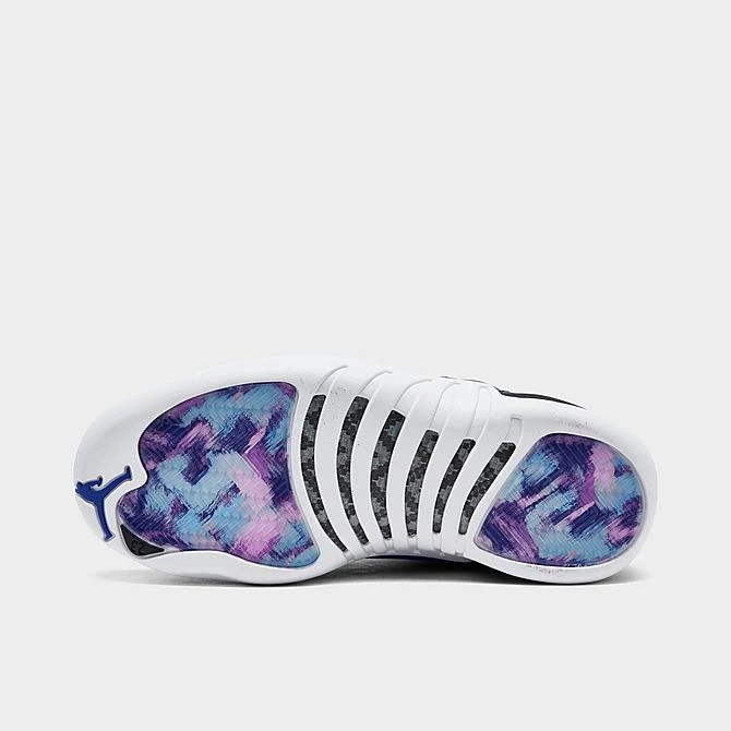 Nike Women's Air Jordan Retro 12 Basketball Shoes Hyper Royal/Black/Metallic Silver/White - AO6068 004 - Image 6