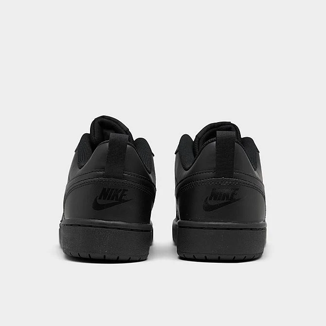 Big Kids' Nike Court Borough Low 2 Casual Shoes Black/Black/Black - BQ5448 001 - Image 4
