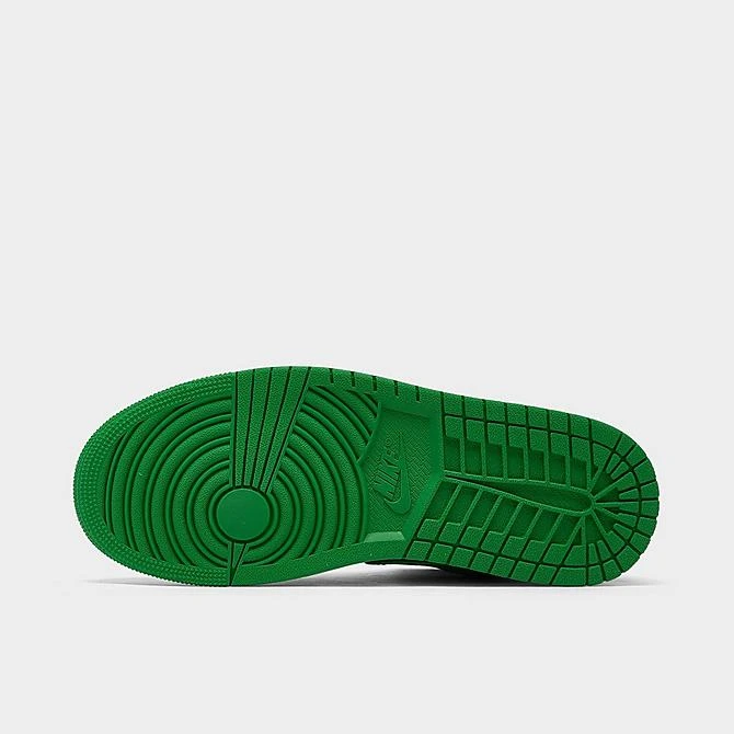 Nike Women's Air Jordan Retro 1 Mid Casual Shoes Black/Lucky Green/Aquatone/Sail - BQ6472 033 - Image 6