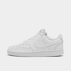 Women's Nike Court Vision Low Casual Shoes White/White/White - CD5434 100
