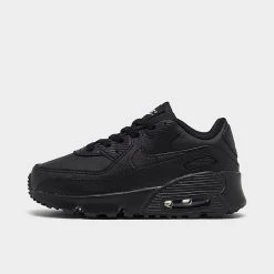 Kids' Toddler Nike Air Max 90 Casual Shoes Black/Black/White/Black - CD6868 001