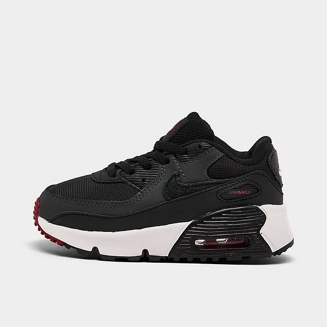 Kids' Toddler Nike Air Max 90 Casual Shoes Anthracite/Black/Team Red/Summit White - CD6868 022