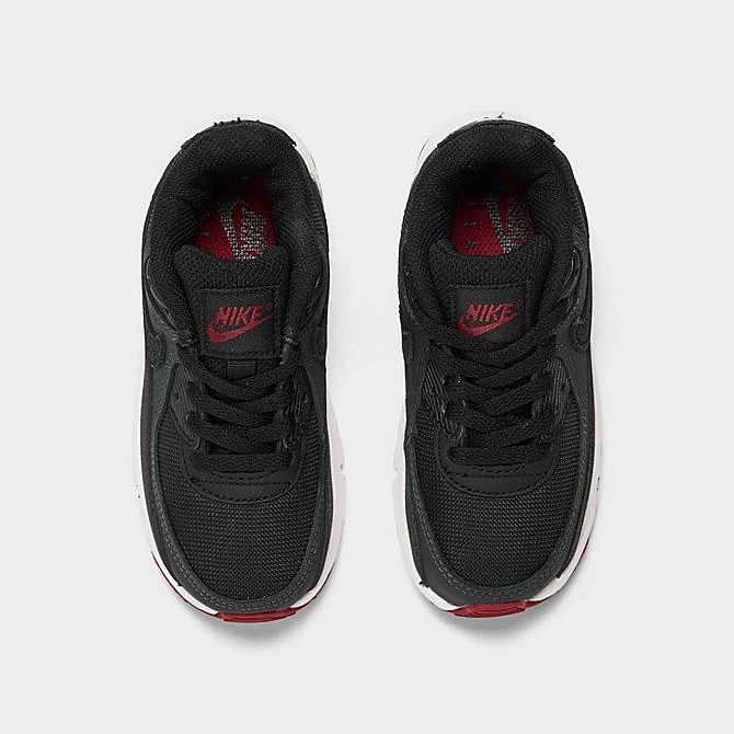 Kids' Toddler Nike Air Max 90 Casual Shoes Anthracite/Black/Team Red/Summit White - CD6868 022 - Image 5