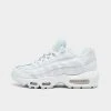 Big Kids' Nike Air Max 95 Recraft Casual Shoes White/White/White - CJ3906 100