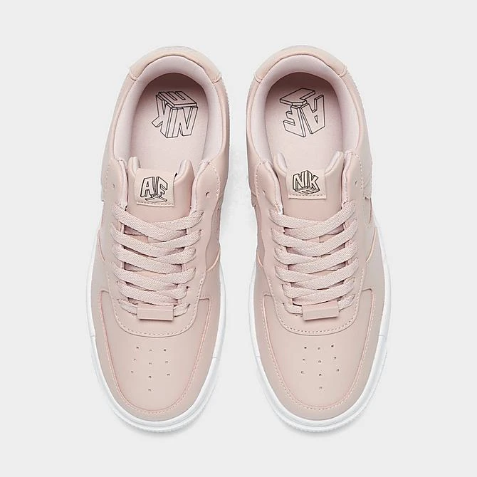 Women's Nike Air Force 1 Pixel Casual Shoes Particle Beige/Particle Beige/Black - CK6649 200 - Image 5