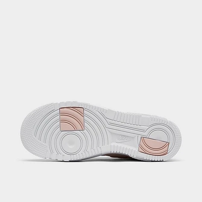 Women's Nike Air Force 1 Pixel Casual Shoes Particle Beige/Particle Beige/Black - CK6649 200 - Image 6