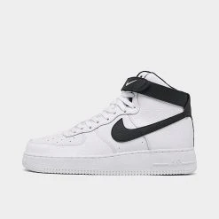 Men's Nike Air Force 1 High '07 Casual Shoes White/Black - CT2303 100