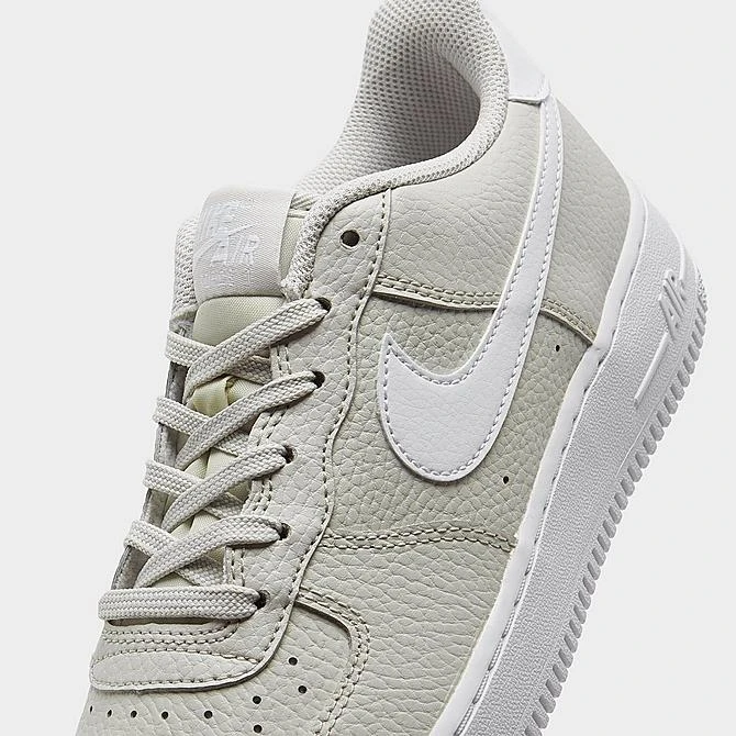 Big Kids' Nike Air Force 1 Low Casual Shoes Light Bone/White - CT3839 001 - Image 3