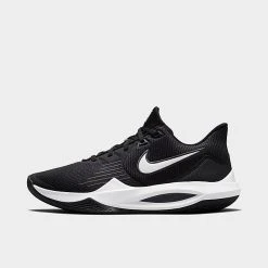 Men's Nike Precision 5 Basketball Shoes Black/Anthracite/White - CW3403 003