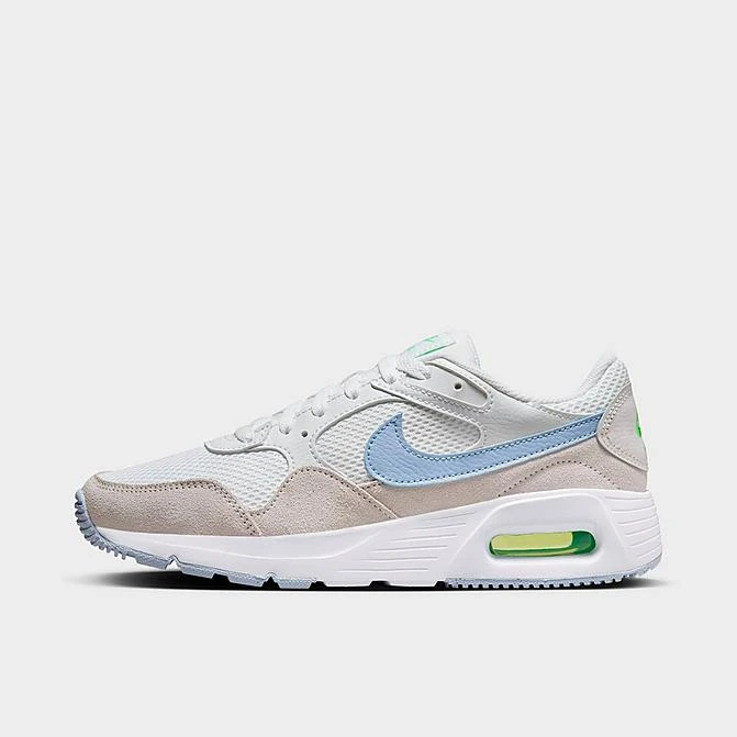 Women's Nike Air Max SC Casual Shoes White/Pearl Pink/Green Strike/Cobalt Bliss - CW4554 113