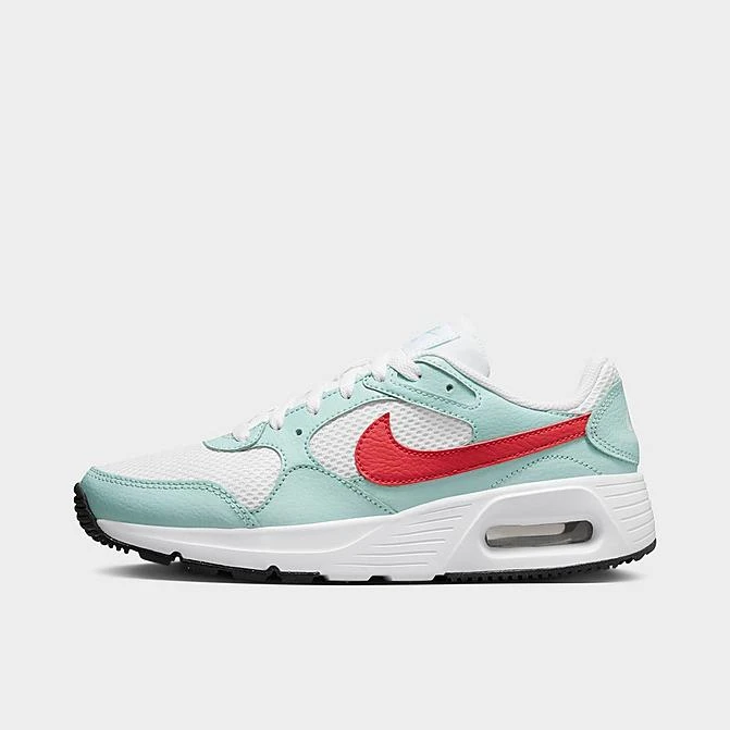 Women's Nike Air Max SC Casual Shoes White/Jade Ice/Black/Light Fusion Red - CW4554 115