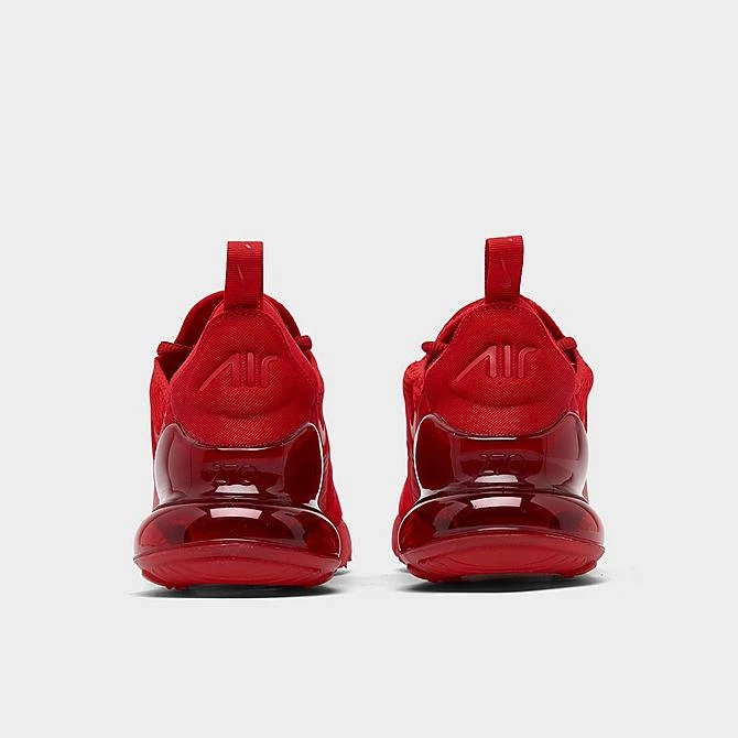 Big Kids' Nike Air Max 270 Casual Shoes University Red/University Red/Black - CW6987 600 - Image 4