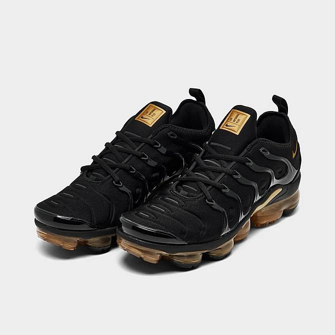 Nike Air VaporMax Plus Running Shoes Black/Metallic Gold - CW7299 001 - Image 2