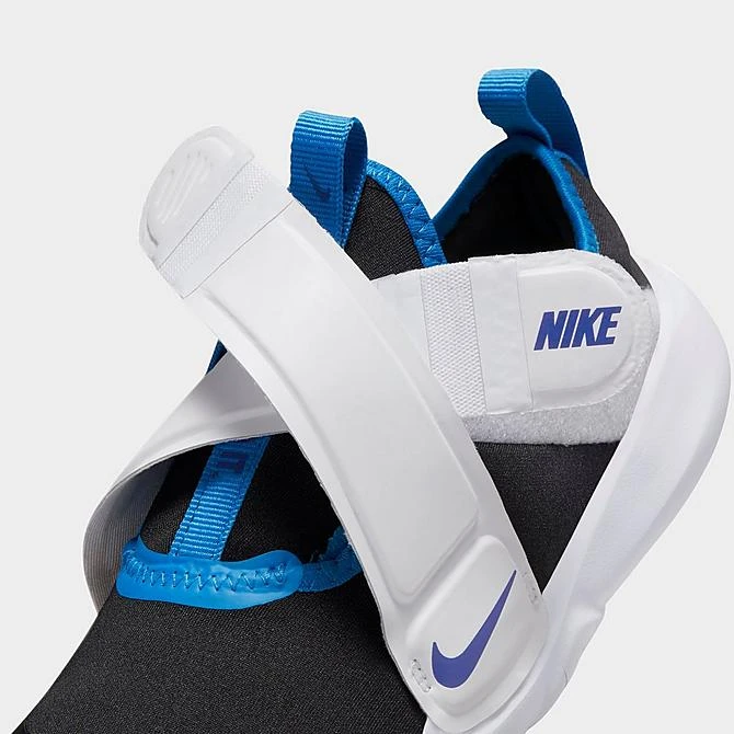 Little Kids' Nike Flex Advance Running Shoes Black/White/Stadium Green/Deep Royal Blue - CZ0186 009 - Image 3