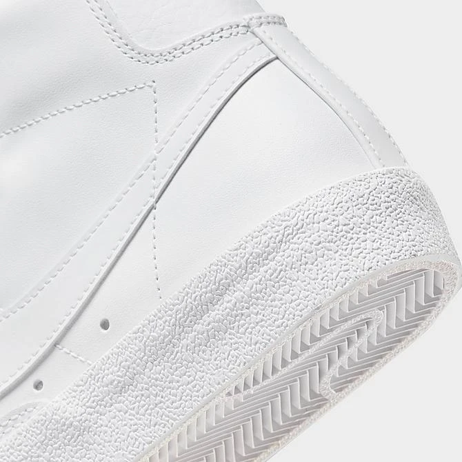 Women's Nike Blazer Mid '77 Casual Shoes White/White/White/Black - CZ1055 117 - Image 3