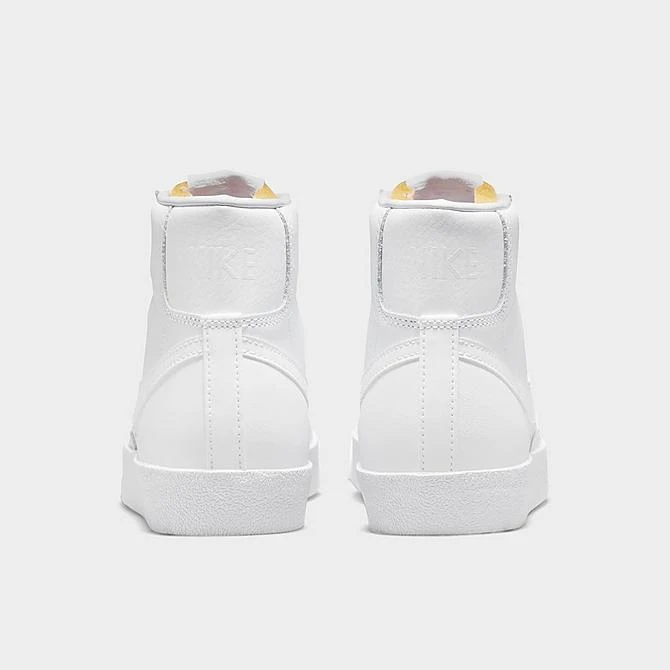 Women's Nike Blazer Mid '77 Casual Shoes White/White/White/Black - CZ1055 117 - Image 4