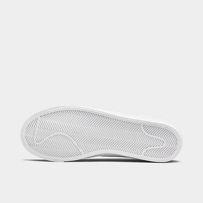 Women's Nike Blazer Mid '77 Casual Shoes White/White/White/Black - CZ1055 117 - Image 6