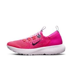 Nike Womens WMNS React Escape Run Flyknit PINK Athletic Shoes DC4269-600