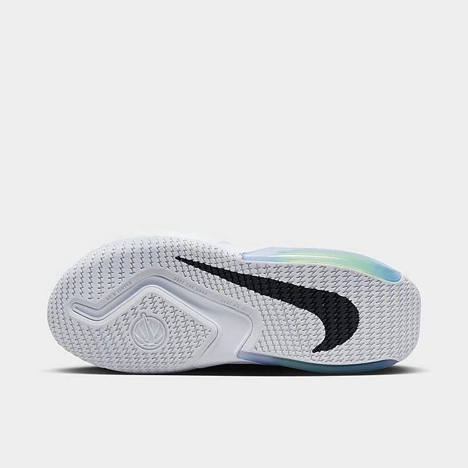 Little Kids' Nike Zoom Air Crossover Basketball Shoes Black/Volt/White - DC5216P 005 - Image 6