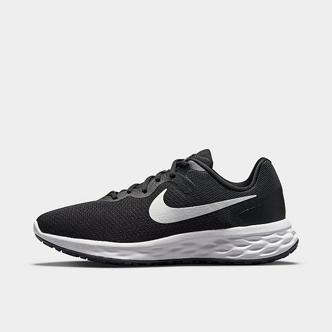 Women's Nike Revolution 6 Next Nature Running Shoes (Wide Width) Black/Dark Smoke Grey/Cool Grey/White - DC9001 003