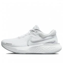 Nike Womens WMNS ZoomX Invincible Run Flyknit 2 White Platinum Marathon Running Shoes (Low Tops/Women's) DC9993-101