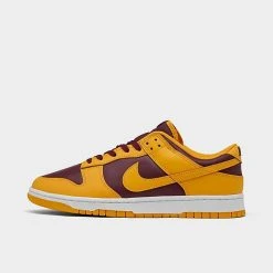 Nike Dunk Low Retro Casual Shoes University Gold/Deep Maroon/White - DD1391 702