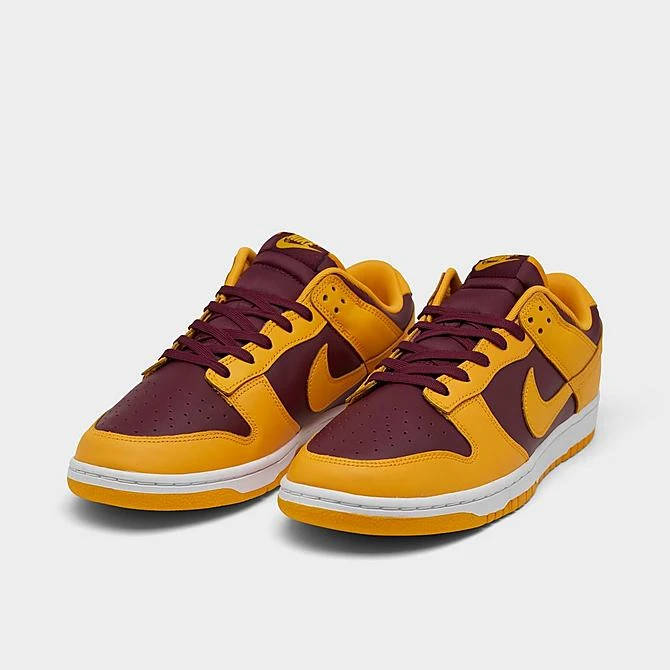 Nike Dunk Low Retro Casual Shoes University Gold/Deep Maroon/White - DD1391 702 - Image 2