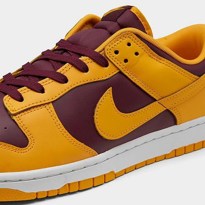 Nike Dunk Low Retro Casual Shoes University Gold/Deep Maroon/White - DD1391 702 - Image 3