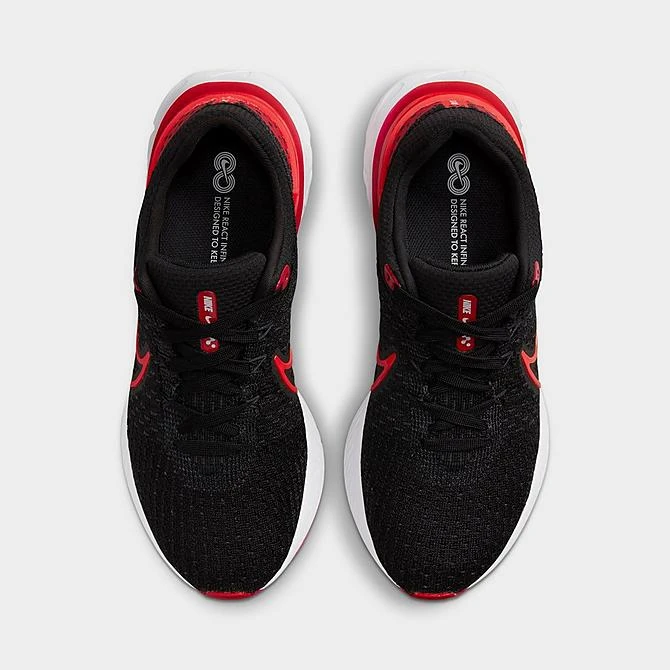 Women's Nike React Infinity 3 Running Shoes Black/Bright Crimson/University Red/White/Light Soft Pink/Pink Gaze - DD3024 008 - Image 5