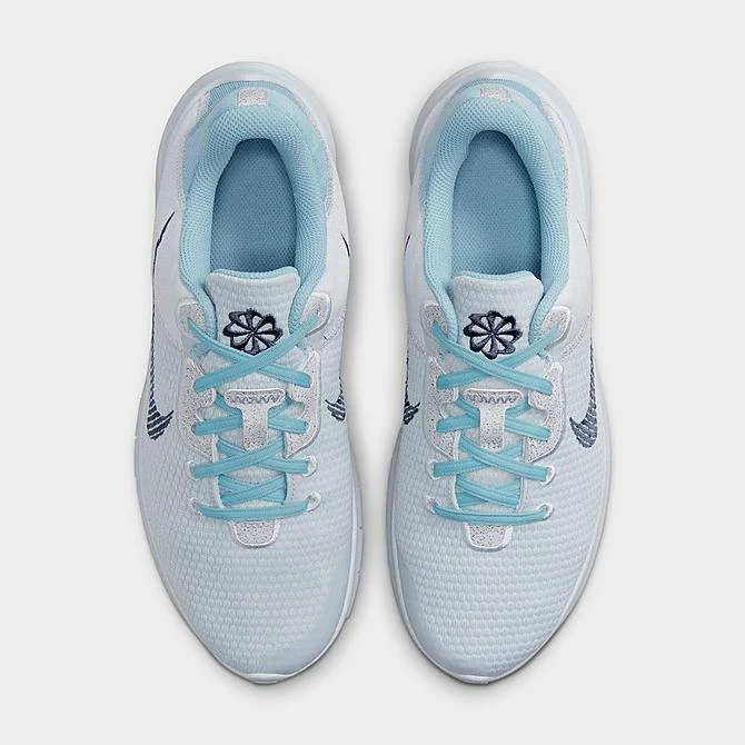 Nike Flex Experience Run 11 Running Shoes Pure Platinum/Thunder Blue/Worn Blue - DD9284 006 - Image 5