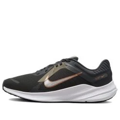 Nike (WMNS) Quest 5 'Grey Metallic Copper' BLACKGREEN Marathon Running Shoes DD9291-004