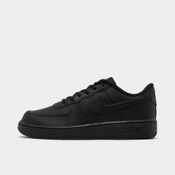 Little Kids' Nike Air Force 1 '07 LE Casual Shoes Black/Black - DH2925 001