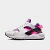 Women's Nike Air Huarache Casual Shoes White/Hyper Pink/Vivid Purple/Black - DH4439 109