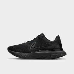Men's Nike React Infinity 3 Running Shoes Black/Black/Black - DH5392 005