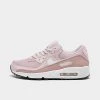 Women's Nike Air Max 90 Casual Shoes Barely Rose/Summit White/Pink Oxford - DH8010 600
