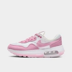 Big Kids' Nike Air Max Motif Casual Shoes Summit White/White/Pink Foam/Elemental Pink - DH9388 102