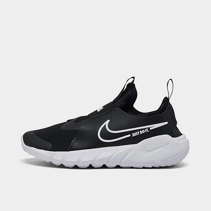 Big Kids' Nike Flex Runner 2 Running Shoes Black/White/Photo Blue/University Gold - DJ6038 002