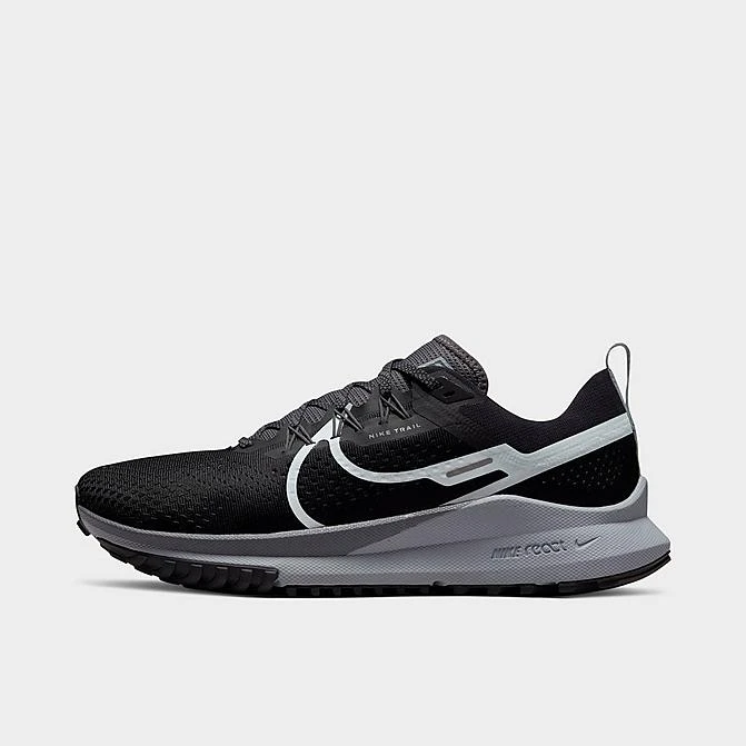 Men's Nike Pegasus Trail 4 Running Shoes Black/Dark Grey/Wolf Grey/Aura - DJ6158 001