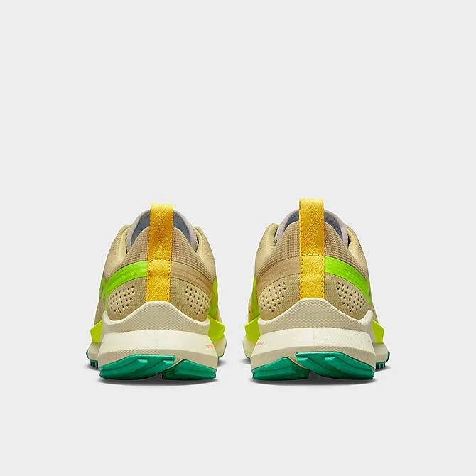 Women's Nike React Pegasus Trail 4 Trail Running Shoes Team Gold/Volt/Baltic Blue/Stadium Green/Picante Red - DJ6159 700 - Image 4